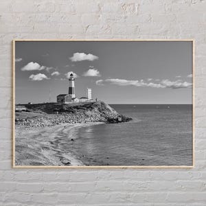 Black and White, Montauk Print, Montauk Wall Art, Montauk Poster, Montauk Photo, Montauk Poster Print, Montauk Wall Decor, New York Poster