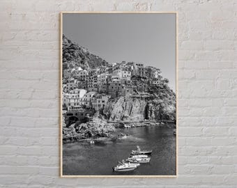 Black and White, Cinque Terre Print, Cinque Terre Wall Art, Cinque Terre Poster, Cinque Terre Photo, Cinque Terre Poster Print, Italy