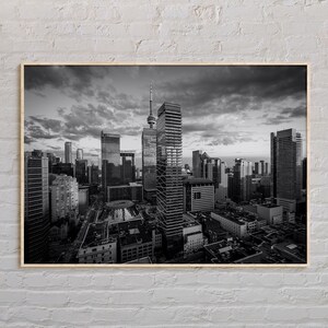 Black and White, Toronto Print, Toronto Wall Art, Toronto Poster, Toronto Photo, Toronto Poster Print, Toronto Wall Decor, Canada Print