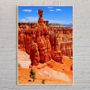 Echte foto, Bryce Canyon National Park print, Bryce Canyon kunst, Bryce Canyon poster, Bryce Canyon foto, Bryce Canyon decor, Utah