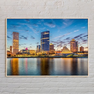 Real Photo, Milwaukee Print, Milwaukee Wall Art, Milwaukee Poster, Milwaukee Photo, Milwaukee Poster Print, Wisconsin Poster Print