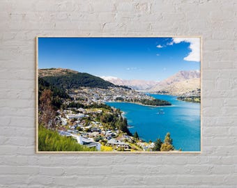 Real Photo, Queenstown Print, Queenstown Art, Queenstown Poster, Queenstown Photo, Queenstown Poster Print, Queenstown Wall Decor