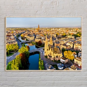 Real Photo, Strasbourg Print, Strasbourg Wall Art, Strasbourg Poster, Strasbourg Photo, Strasbourg Poster Print, Strasbourg Decor, France