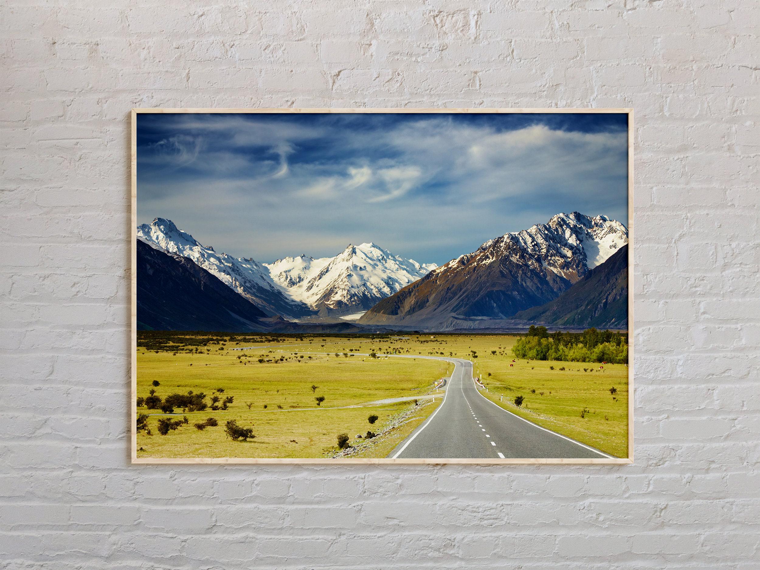 Real Photo, New Zealand Print, New Zealand Art, New Zealand Poster, New Zealand Photo, New Zealand Poster Print, New Zealand Decor