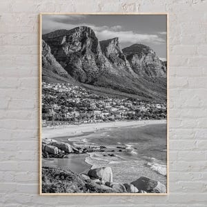 Black and White, Cape Town Print, Cape Town Wall Art, Cape Town Poster, Cape Town Photo, Cape Town Poster Print, Cape Town Wall Decor