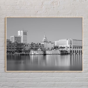 Black and White, Savannah Print, Savannah Wall Art, Savannah Poster, Savannah Photo, Savannah Poster Print, Savannah Decor, Georgia Print
