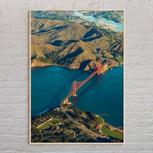 Vraie photo, impression de la région de la baie de San Francisco, art mural de la région de la baie, affiche de la région de la baie, photo de la région de la baie de San Francisco, impression d'affiche de la région de la baie, décoration de la région de la baie