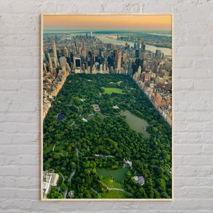 Echtes Foto, Central Park Druck, Central Park Wandkunst, Central Park Poster, Central Park Foto, New York City Poster, New York