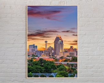 Real Photo, San Antonio Print, San Antonio Art, San Antonio Poster, San Antonio Photo, San Antonio Poster Print, San Antonio Decor