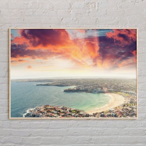 echtes Foto, Bondi Beach Print, Bondi Beach Kunst, Bondi Beach Poster, Bondi Beach Foto, Bondi Beach Poster Druck, Bondi Beach Decor