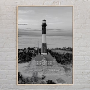 Noir et blanc, impression Fire Island, art mural Fire Island, affiche Fire Island, photo Fire Island, décoration murale Fire Island, affiche New York