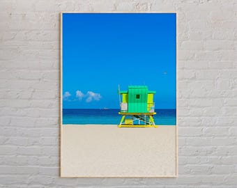 Real Photo, Miami Beach Print, Miami Beach Art, Miami Beach Poster, Miami Beach Photo, Miami Beach Poster Print, Miami Beach Decor