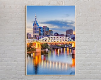 Real Photo, Nashville Print, Nashville Wall Art, Nashville Poster, Nashville Photo, Nashville Poster Print, Nashville Wall Decor