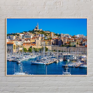 Echtes Foto Marseille Print, Marseille Wandkunst, Marseille Poster, Marseille Foto, Marseille Poster Druck, Marseille Wanddekor