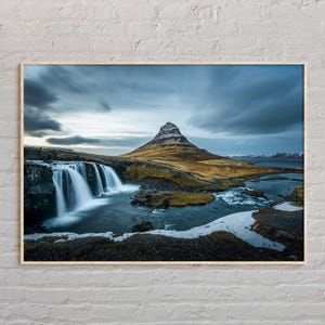 Riktigt foto, Island-tryck, Island-väggkonst, Island-affisch, Island-foto, Island-affischtryck, Island-väggdekoration, Europa-tryck bild 1