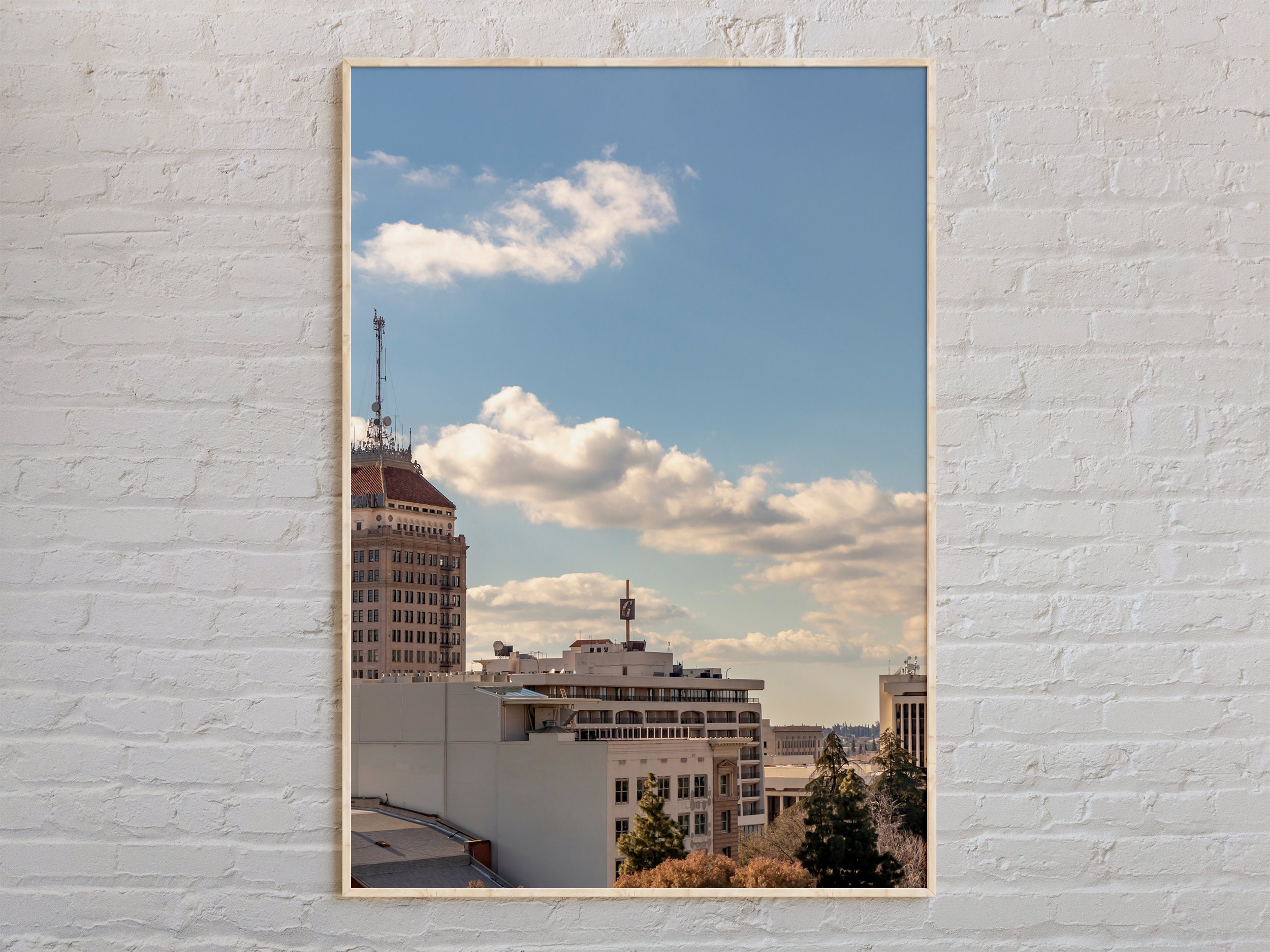 Real Photo, Fresno Print, Fresno Wall Art, Fresno Poster, Fresno Photo, Fresno Poster Print, Fresno Wall Decor, California Poster