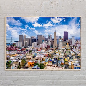 Real Photo, San Francisco Print, San Francisco Wall Art, San Francisco Poster, San Francisco Photo, San Francisco Poster Print