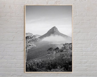 Black and White, South Africa Print, South Africa Wall Art, South Africa Poster, South Africa Photo, South Africa Wall Decor, Cape Town