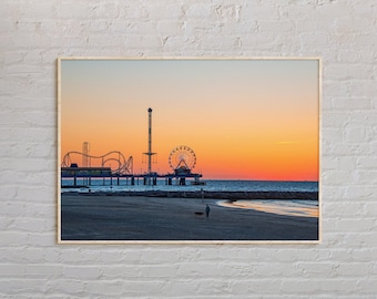 Vraie photo, impression de Galveston, art mural Galveston, affiche de Galveston, photo de Galveston, impression d'affiche de Galveston, Galveston Decor, Texas