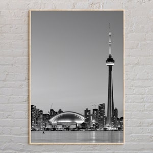 Black and White, Toronto Print, Toronto Wall Art, Toronto Poster, Toronto Photo, Toronto Poster Print, Toronto Wall Decor, Canada Print