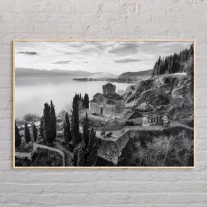 Black and White, North Macedonia Print, North Macedonia Wall Art, North Macedonia Poster, North Macedonia Photo, North Macedonia Wall Decor
