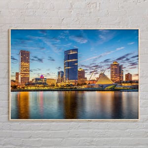 Real Photo, Milwaukee Print, Milwaukee Wall Art, Milwaukee Poster, Milwaukee Photo, Milwaukee Poster Print, Wisconsin Poster Print