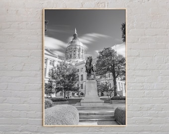 Black and White, Georgia Print, Georgia Wall Art, Georgia Poster, Georgia Photo, Georgia Poster Print, Georgia Wall Decor, United States