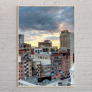 Real Photo, Detroit Print, Detroit Wall Art, Detroit Poster, Detroit Photo, Detroit Poster Print, Detroit Wall Decor, Michigan Poster