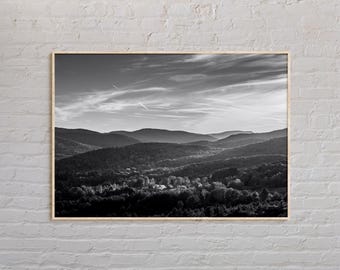 Black and White, Vermont Print, Vermont Wall Art, Vermont Poster, Vermont Photo, Vermont Poster Print, Vermont Decor, USA Poster Print