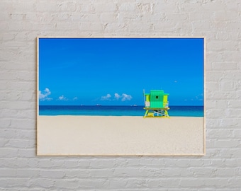 Real Photo, Miami Beach Print, Miami Beach Art, Miami Beach Poster, Miami Beach Photo, Miami Beach Poster Print, Miami Beach Decor