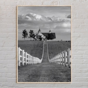 Black and White, Kentucky Print, Kentucky Wall Art, Kentucky Poster, Kentucky Photo, Kentucky Poster Print, Kentucky Wall Decor, USA Print