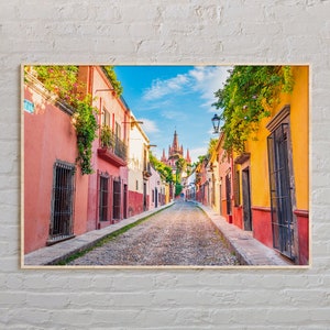 Vraie photo, impression San Miguel de Allende, art mural San Miguel de Allende, affiche San Miguel de Allende, photo San Miguel de Allende