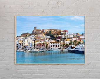 Real Photo, Ibiza Print, Ibiza Wall Art, Ibiza Poster, Ibiza Photo, Ibiza Poster Print, Ibiza Wall Decor, Spain Poster Print, Europe