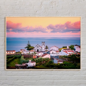 Echte foto, Azoren print, Azoren muurkunst, Azoren poster, Azoren foto, Azoren poster print, Azoren muur decor, Portugal poster print