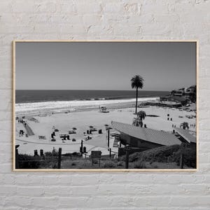 Black and White, Encinitas Print, Encinitas Wall Art, Encinitas Poster, Encinitas Photo, Encinitas Poster Print, California Poster Print