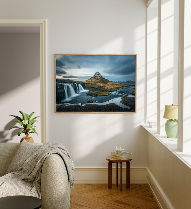 Riktigt foto, Island-tryck, Island-väggkonst, Island-affisch, Island-foto, Island-affischtryck, Island-väggdekoration, Europa-tryck bild 2