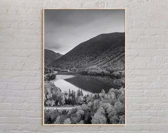 Black and White, New Hampshire Print, New Hampshire Wall Art, New Hampshire Poster, New Hampshire Photo, New Hampshire Poster Print, USA
