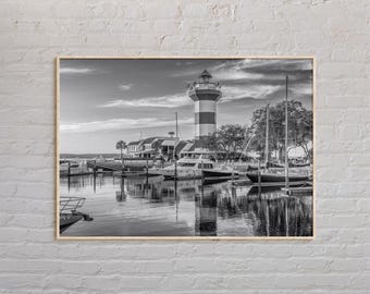 Black and White, Hilton Head Island Print, Hilton Head Wall Art, Hilton Head Poster, Hilton Head Photo, Hilton Head Wall Decor, USA Print