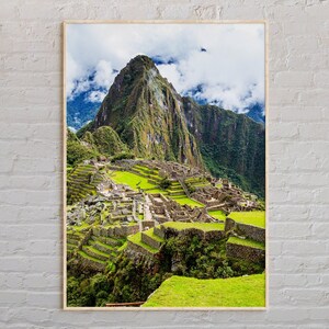 Real Photo, Machu Picchu Print, Machu Picchu Wall Art, Machu Picchu Poster, Machu Picchu Photo, Machu Picchu Poster Print, Peru Print