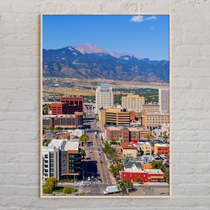 Vraie photo, impression Colorado Springs, Art Colorado Springs, affiche Colorado Springs, Photo Colorado Springs, déco Colorado Springs