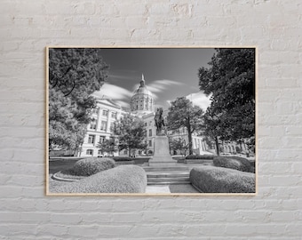 Black and White, Georgia Print, Georgia Wall Art, Georgia Poster, Georgia Photo, Georgia Poster Print, Georgia Wall Decor, United States