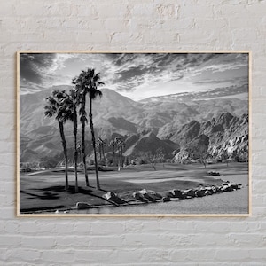 Schwarz und weiß, Palm Springs Druck, Palm Springs Wandkunst, Palm Springs Poster, Palm Springs Foto, Palm Springs Dekor, Kalifornien Druck