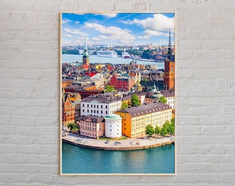 Real Photo, Stockholm Print, Stockholm Wall Art, Stockholm Poster, Stockholm Photo, Stockholm Poster Print, Stockholm Decor, Sweden