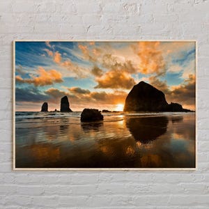 Real Photo, Cannon Beach Print, Cannon Beach Wall Art, Cannon Beach Poster, Cannon Beach Photo, Cannon Beach Wall Decor, Oregon, USA