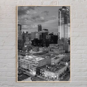 Schwarz und weiß, Denver Druck, Denver Wandkunst, Denver Poster, Denver Foto, Denver Poster Druck, Denver Dekor, Colorado Poster Druck, USA