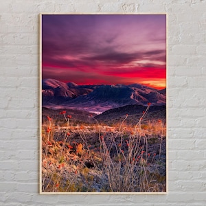 Echtes Foto, Big Bend Nationalpark Druck, Big Bend Wandkunst, Big Bend Poster, Big Bend Foto, Big Bend Poster Druck, Texas, USA Print