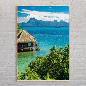 Real Photo, Tahiti Print, Tahiti Wall Art, Tahiti Poster, Tahiti Photo, Tahiti Poster Print, Tahiti Wall Decor, Oceania Poster Print