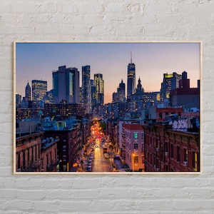 Vraie photo, impression de l'état de New York, art mural New York, affiche de New York, photo de New York, impression d'affiche de New York, décoration New York, États-Unis