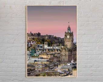 Foto real, Impresión de Edimburgo, Arte mural de Edimburgo, Póster de Edimburgo, Foto de Edimburgo, Impresión de póster de Edimburgo, Decoración de Edimburgo, Escocia