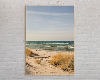 Real Photo, Lake Michigan Print, Lake Michigan Wall Art, Lake Michigan Poster, Lake Michigan Photo, Lake Michigan Decor, USA